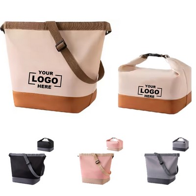 Foldable Insulated Lunch Tote Bag