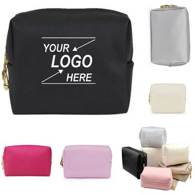 PU Leather Travel Cosmetic Bag