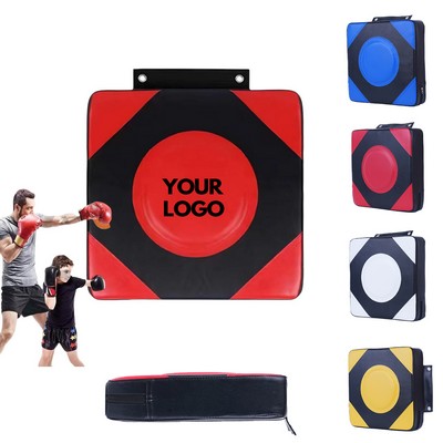 Pad Wall Mounted PU Leather Boxing Punch Pad w/ Height for MMA Karate Training MOQ10PCS