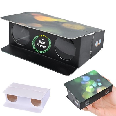 3X Folding Paper Binoculars For Kids