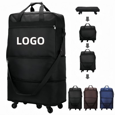 Swivel Wheel Folding Suitcase