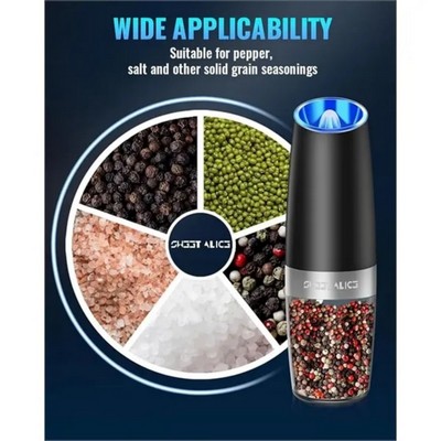 Gravity Electric Pepper and Salt Grinder