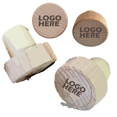 Wood Top Bottle Cork