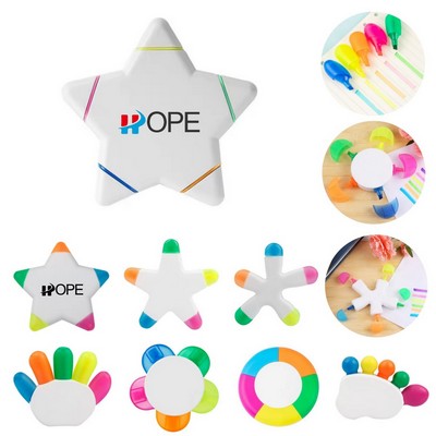 5 In 1 Highlighter Marker Pen