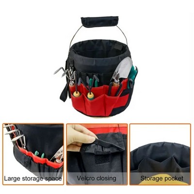 Garden Tote Bag Deluxe Tool Storage Organizer with Pockets