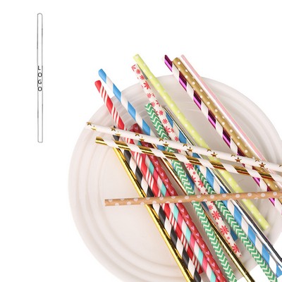 Economic Halloween Eco-Friendly Biodegradable Paper Disposable Straw