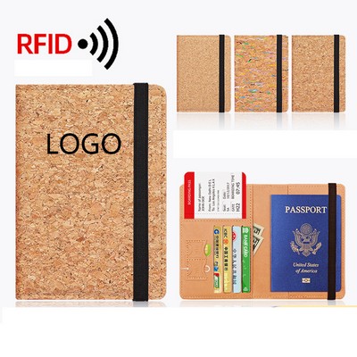 Environmentally Friendly Cork RFID Anti-Magnetic Passport Clip