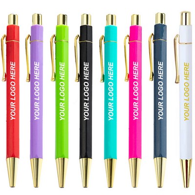 Plastic Hexagon Ballpoint Pen