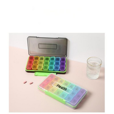 Weekly Third-A-Day Pill Organizer