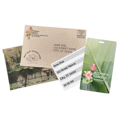 2 7/8" x 5" Luggage Tag with Kraft Envelope