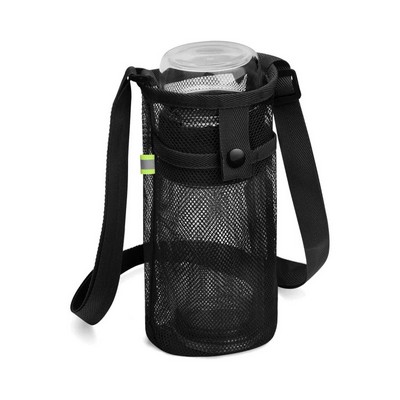 Water Bottle Bag Carrier,bottle Sling Holder Case Pouch Cover Bottles with Shoulder Strap
