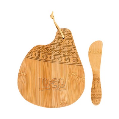 Bamboo Cutting Board Knife Set