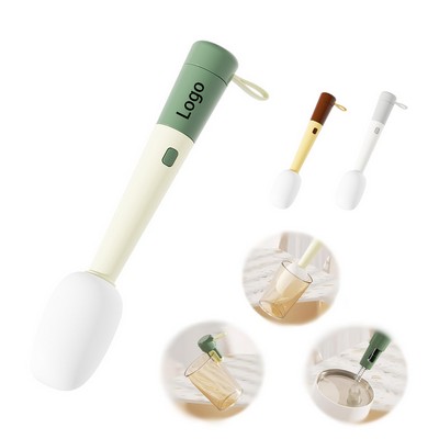 Three-in-One Microphone-Shaped Cup Brush