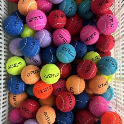 2 1/2" Custom Rubberized PET Chew Tennis Ball Training Toy