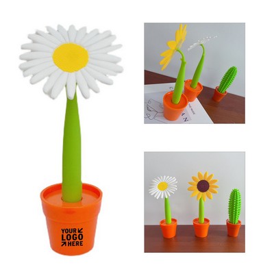 Sunflower Pot Ballpoint Pen