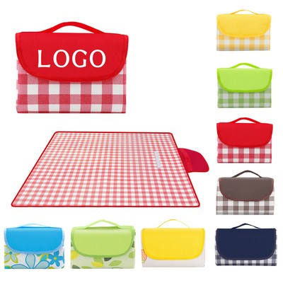 59""x59"" Waterproof Foldable Outdoor Picnic Mat for Beach, Camping, Hiking