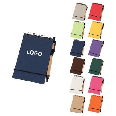 Eco Spiral Notebook With Pen