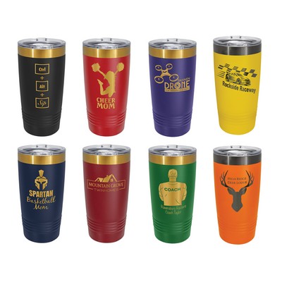 ION Edge 20oz Laser Engraved Stainless Steel Tumbler Vacuum Insulated, Double Wall, Custom Drinkware
