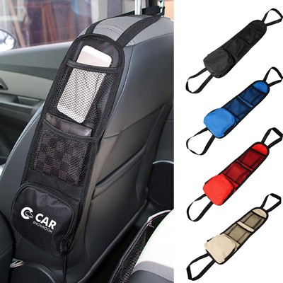 Car Seat Side Organizer Bag with Mesh Pocket