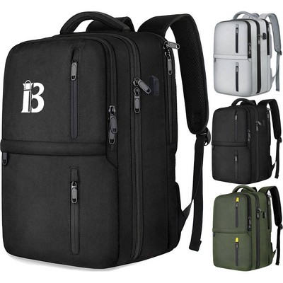 17" Large Capacity Oxford Travel Laptop Backpack