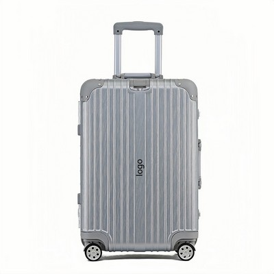 Aluminum Frame Spinner Suitcase with TSA Lock for Travel and Carry-On Use