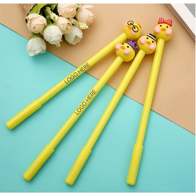 Cute Cartoon Yellow Duck Gel Pen