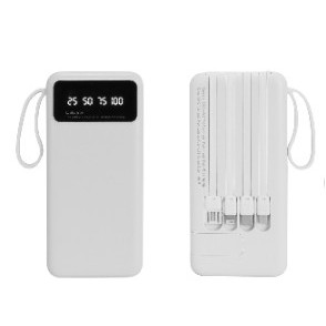 iMojo 10,000 mAh Power Bank w/ built-in Cables