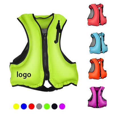 Portable Inflatable Swim Vest For Swimming And Snorkeling