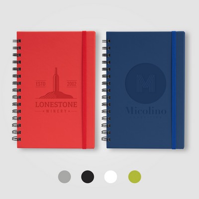 Zelda Recycled Cover Spiral Journal - A5 5.5'' x 8.3'' - Silkscreen