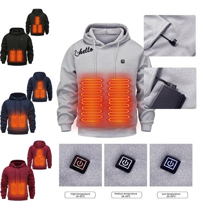 Electric Heated Hooded Sweatshirt