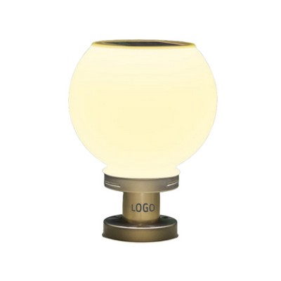 Solar Powered Wall Top Light for Outdoor Pillar Courtyard Lighting