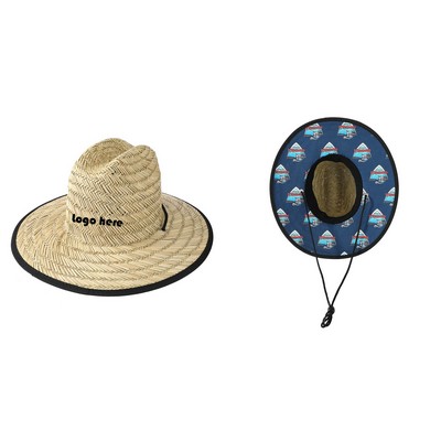 Customizable Adult Straw Hat