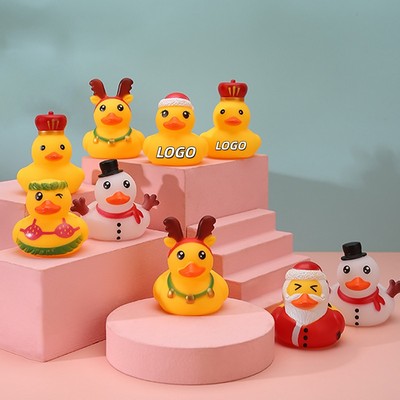 Christmas Themed Rubber Duck Toy