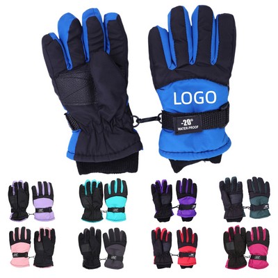 Outdoor Waterproof Warm Ski Gloves