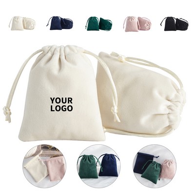 One Hundred Percent Cotton Drawstring Bag
