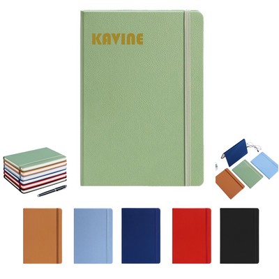 Leather NoteBook with Lychee Texture