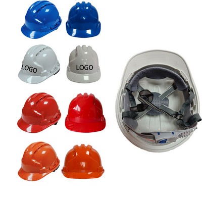 Three-Rib Ventilated Safety Helmet