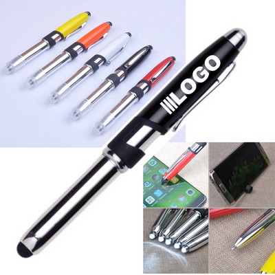 3-in-1 LED Stylus Pen With Phone Stand