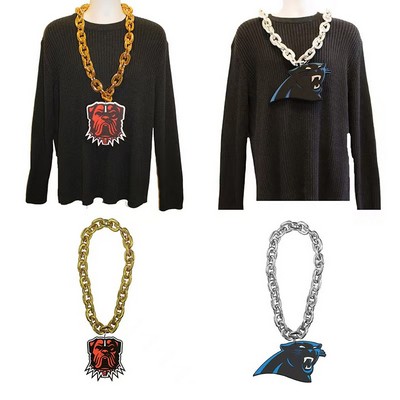 Custom 3D Giant Stadium Fan Necklace Foam Medallion