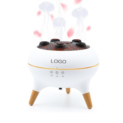 250ml Jellyfish Diffuser Ultrasonic Aromatherapy Humidifier with Music Rhythm Mist