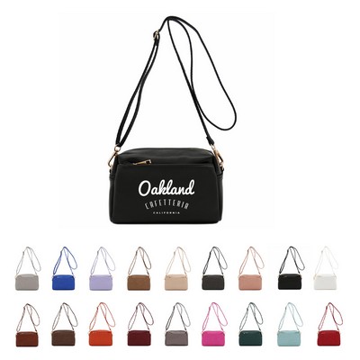 Convertible PU Women's Crossbody Bag