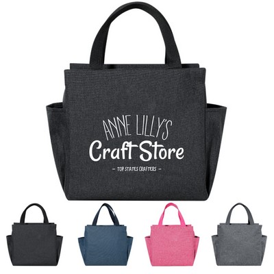 Thick Insulated Lunch Tote Bag