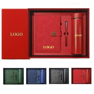 Custom A5 Notebook, Pen, and Insulated Tumbler Premium Gift Set
