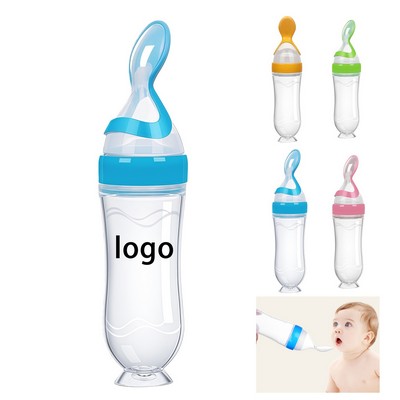 Food-Grade Silicone Baby Feeder Spoon