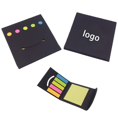 Eco Mini Sticky Notebook With Color Flags