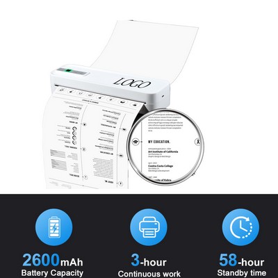 A4 Thermal Portable Printer