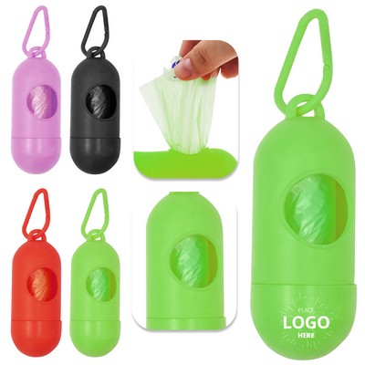Pet Waste Bag Dispenser with Clip