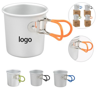 Foldable Handle Aluminium Alloy Mug