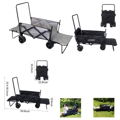 Folding Wagon Stroller with All Terrain Wheels