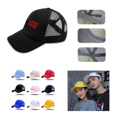 Cotton Woven Mesh Cap